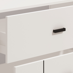Cómoda ALERIA com 3 gavetas - branco mate Cómoda ALERIA com 3 gavetas - branco mate