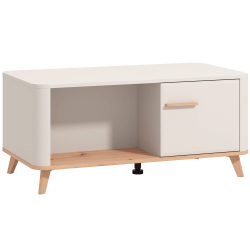 Mesa de centro DARWEN - Carvalho Artesanato e Caxemira