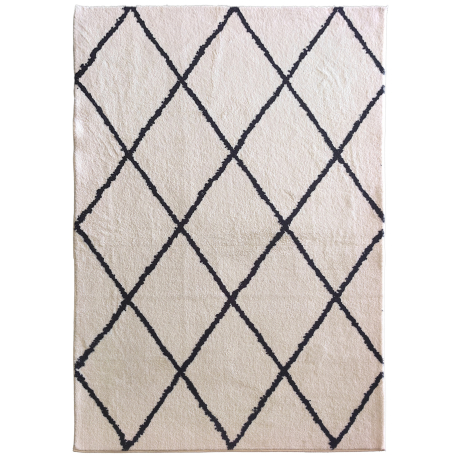 Tapete DIAMOND - Bege e Preto Tapete DIAMOND - Bege e Preto