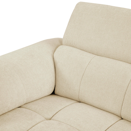 Sofá chaise longue MADAGASCAR relax elétrico - direito - bege Sofá chaise longue MADAGASCAR relax elétrico - direito - bege