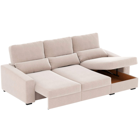 ALABAMA Reversible Chaise Longue Sofa with Bed and Storage - Sofas with Chaise Longue ALABAMA Reversible Chaise Longue Sofa with Bed and Storage - Sofas with Chaise Longue