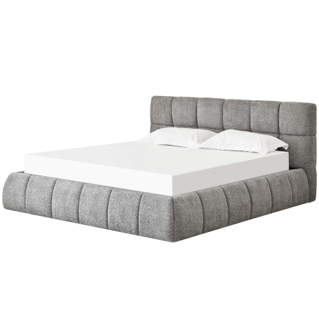 Cama de casal elevatória NEWCASTLE - cinzento - 160/180x200cm Cama de casal elevatória NEWCASTLE - cinzento - 160/180x200cm