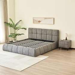 Cama de casal elevatória NEWCASTLE - cinzento - 160/180x200cm Cama de casal elevatória NEWCASTLE - cinzento - 160/180x200cm