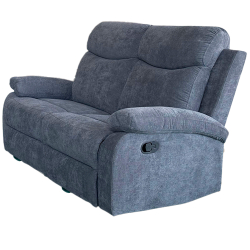 Sofá 2 lugares VICKY relax manual - cinzento Sofá 2 lugares VICKY relax manual - cinzento