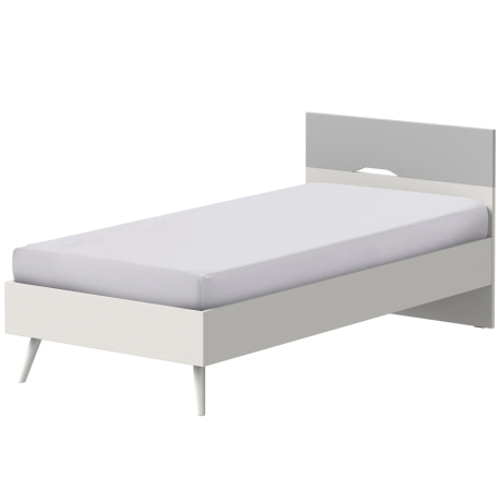 Cama infantil DREAM - Cinza claro e branco Cama infantil DREAM - Cinza claro e branco