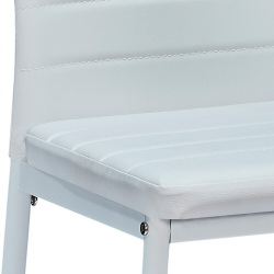 PACK Mesa de Jantar NOVARA + 6 Cadeiras ZARA II Brancas - Table and Chair Sets PACK Mesa de Jantar NOVARA + 6 Cadeiras ZARA II Brancas - Table and Chair Sets