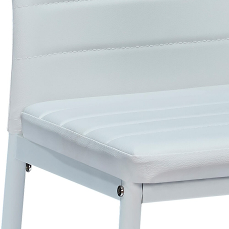 PACK Mesa de Jantar NOVARA + 6 Cadeiras ZARA II Brancas - Table and Chair Sets PACK Mesa de Jantar NOVARA + 6 Cadeiras ZARA II Brancas - Table and Chair Sets