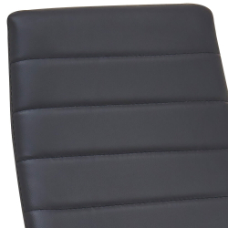 Pack mesa extensível NOVARA + 6 Cadeiras ZARA II -preto