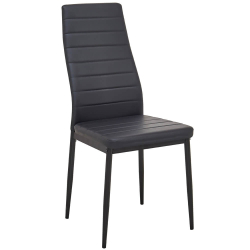 PACK Mesa de Jantar TOLOSA 150-200cm + 4 Cadeiras ZARA II Pretas - Table and Chair Sets PACK Mesa de Jantar TOLOSA 150-200cm + 4 Cadeiras ZARA II Pretas - Table and Chair Sets