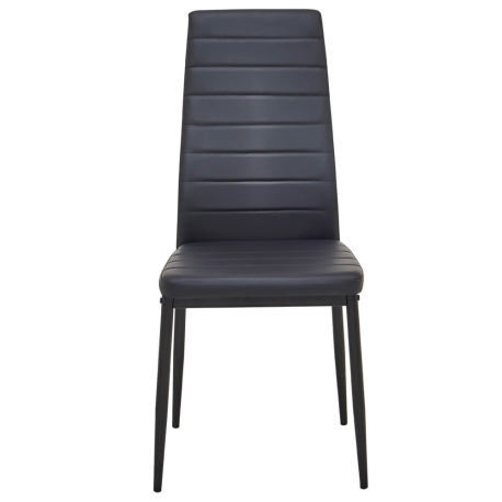 PACK Mesa de Jantar TOLOSA 150-200cm + 4 Cadeiras ZARA II Pretas - Table and Chair Sets PACK Mesa de Jantar TOLOSA 150-200cm + 4 Cadeiras ZARA II Pretas - Table and Chair Sets