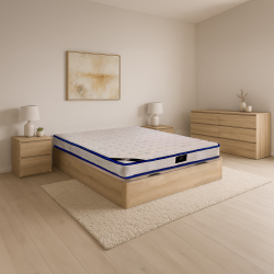 Pack quarto de casal CASINO BOX - carvalho