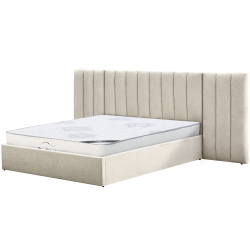 Pack cama de casal elevatória REI + colchão NEW PALACIO - Marfim