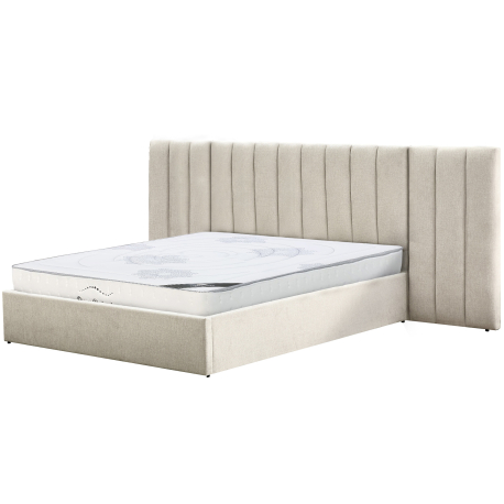 Pack cama de casal elevatória REI + colchão NEW PALACIO - Marfim Pack cama de casal elevatória REI + colchão NEW PALACIO - Marfim