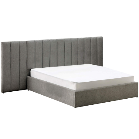 Pack cama de casal elevatória REI + colchão NEW PALACIO - Cinzento