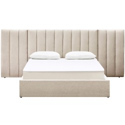 Pack cama de casal elevatória REI + colchão NEW PALACIO - Marfim Pack cama de casal elevatória REI + colchão NEW PALACIO - Marfim