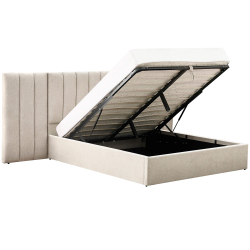 Pack cama de casal elevatória REI + colchão NEW PALACIO - Marfim Pack cama de casal elevatória REI + colchão NEW PALACIO - Marfim