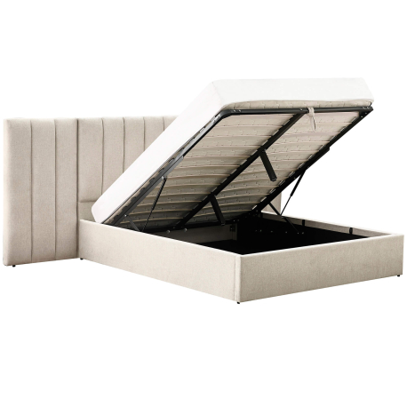 Pack cama de casal elevatória REI + colchão NEW PALACIO - Marfim Pack cama de casal elevatória REI + colchão NEW PALACIO - Marfim