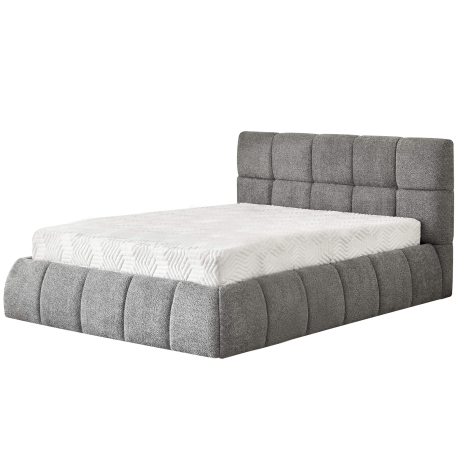 Pack cama elevatória NEWCASTLE + colchão PRESTIGE + 2 mesas de cabeceira - Cinzento (140cm) Pack cama elevatória NEWCASTLE + colchão PRESTIGE + 2 mesas de cabeceira - Cinzento (140cm)