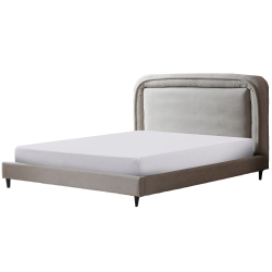 Pack cama de casal COLETTE + colchão ETERNO - Cinzento Pack cama de casal COLETTE + colchão ETERNO - Cinzento