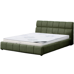 Pack cama de casal elevatória ANJO + colchão NEW PALACIO - verde