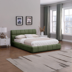 Pack cama de casal elevatória ANJO + colchão NEW PALACIO - verde