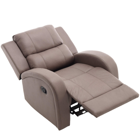 Poltrona reclinável SOLO relax manual - castanho Poltrona reclinável SOLO relax manual - castanho