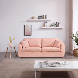 Sofá de 3 lugares CHLOE com cama - rosa velho Sofá de 3 lugares CHLOE com cama - rosa velho