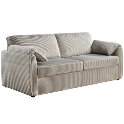 Sofá de 3 lugares BUDDY com cama - cinzento