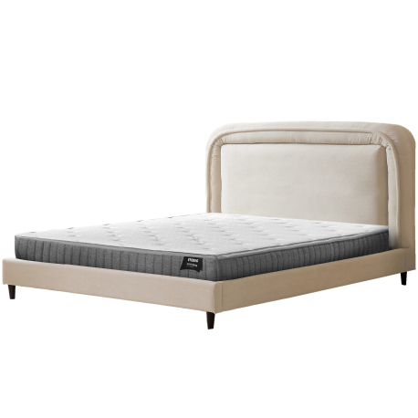 Pack cama de casal COLETTE + colchão ETERNO - marfim Pack cama de casal COLETTE + colchão ETERNO - marfim