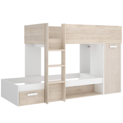 Beliche TWEETY reversível - Carvalho e Branco