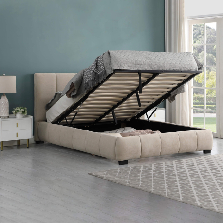 Pack cama de casal elevatória ALBERTO II + colchão NEW PALACIO - Home