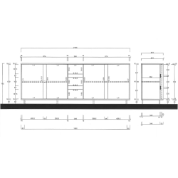 Aparador ICE com 4 portas e 3 gavetas - Sideboards Aparador ICE com 4 portas e 3 gavetas - Sideboards
