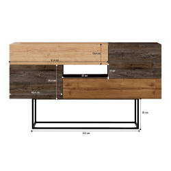 Aparador TITAN 2 portas e 2 gavetas - Sideboards Aparador TITAN 2 portas e 2 gavetas - Sideboards