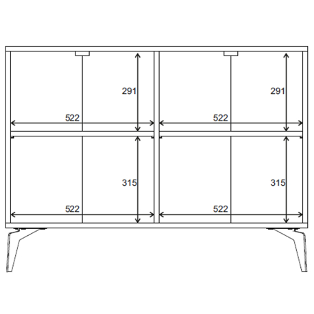Aparador VAE com 2 portas - Sideboards Aparador VAE com 2 portas - Sideboards