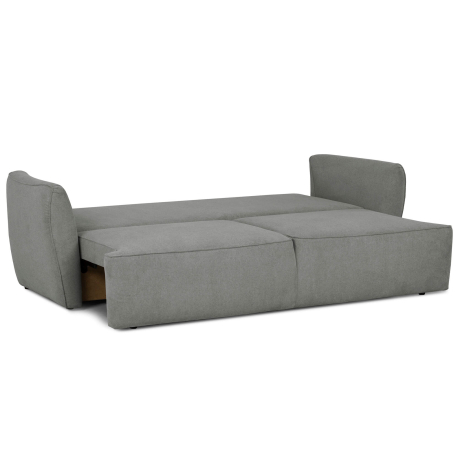 Sofá 3 lugares MERLIN com cama - Grupo 3 -Brooklyn Anthracite - cinzento escuro