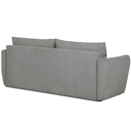 Sofá 3 lugares MERLIN com cama - Grupo 3 -Brooklyn Anthracite - cinzento escuro