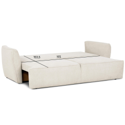 Sofá 3 lugares MERLIN com cama - 3 Seater Sofas Sofá 3 lugares MERLIN com cama - 3 Seater Sofas