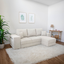 Sofá chaise longue reversível MASSIMO com cama e baú - Sofas with Chaise Longue Sofá chaise longue reversível MASSIMO com cama e baú - Sofas with Chaise Longue