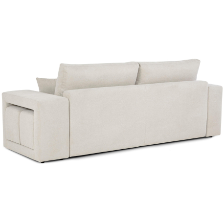 Sofá 3 lugares MASSIMO com cama, baú e puffs - 3 Seater Sofas Sofá 3 lugares MASSIMO com cama, baú e puffs - 3 Seater Sofas