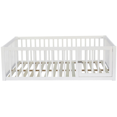 Pack cama infantil PARK + colchão SPRING ROLLER - branco