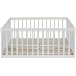 Pack cama infantil PARK + colchão SPRING ROLLER - branco