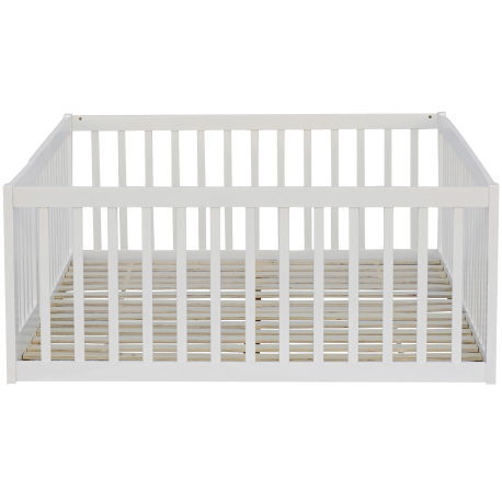 Pack cama infantil PARK + colchão SPRING ROLLER - branco