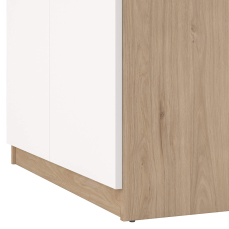 Sapateira NEW MATRIX com 2 portas - Carvalho e Branco Sapateira NEW MATRIX com 2 portas - Carvalho e Branco