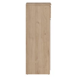 Sapateira NEW MATRIX com 2 portas - Carvalho e Branco Sapateira NEW MATRIX com 2 portas - Carvalho e Branco