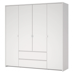 Roupeiro ALVELOS com 4 portas e 2 gavetas - Closet with Crash Doors