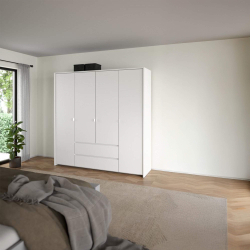 Roupeiro ALVELOS com 4 portas e 2 gavetas - Closet with Crash Doors