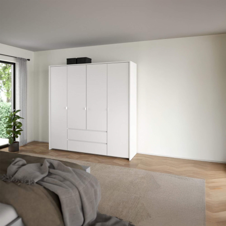 Roupeiro ALVELOS com 4 portas e 2 gavetas - Closet with Crash Doors