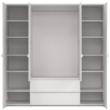 Roupeiro ALVELOS com 4 portas e 2 gavetas - Closet with Crash Doors