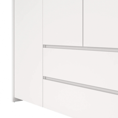 Roupeiro ALVELOS com 4 portas e 2 gavetas - Closet with Crash Doors