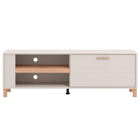 Móvel TV SHEFFIELD - Carvalho artesanato e caxemira